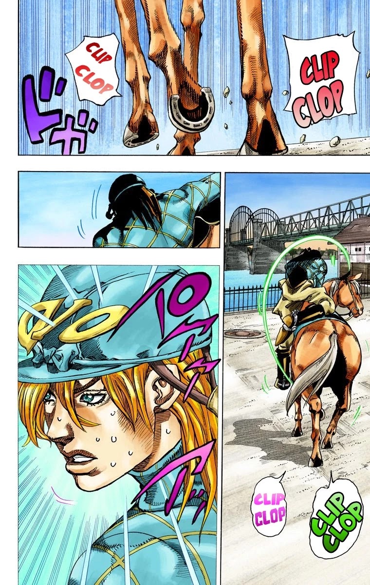 JoJo's Bizarre Adventure Part 7 - Steel Ball Run (Official Colored) chapter 73 page 22