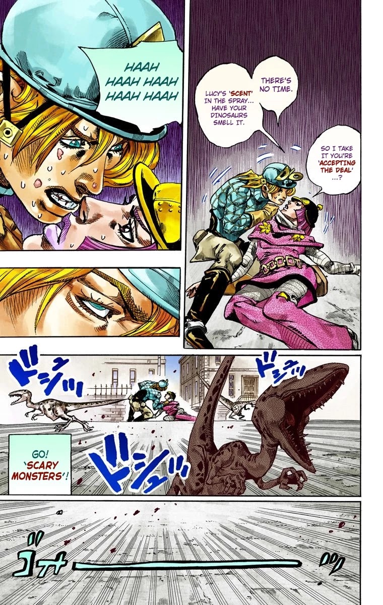 JoJo's Bizarre Adventure Part 7 - Steel Ball Run (Official Colored) chapter 73 page 33