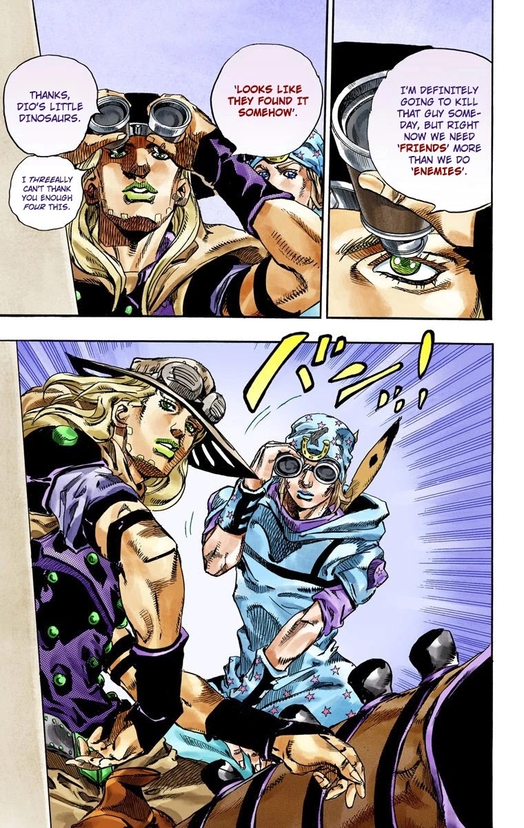 JoJo's Bizarre Adventure Part 7 - Steel Ball Run (Official Colored) chapter 73 page 35