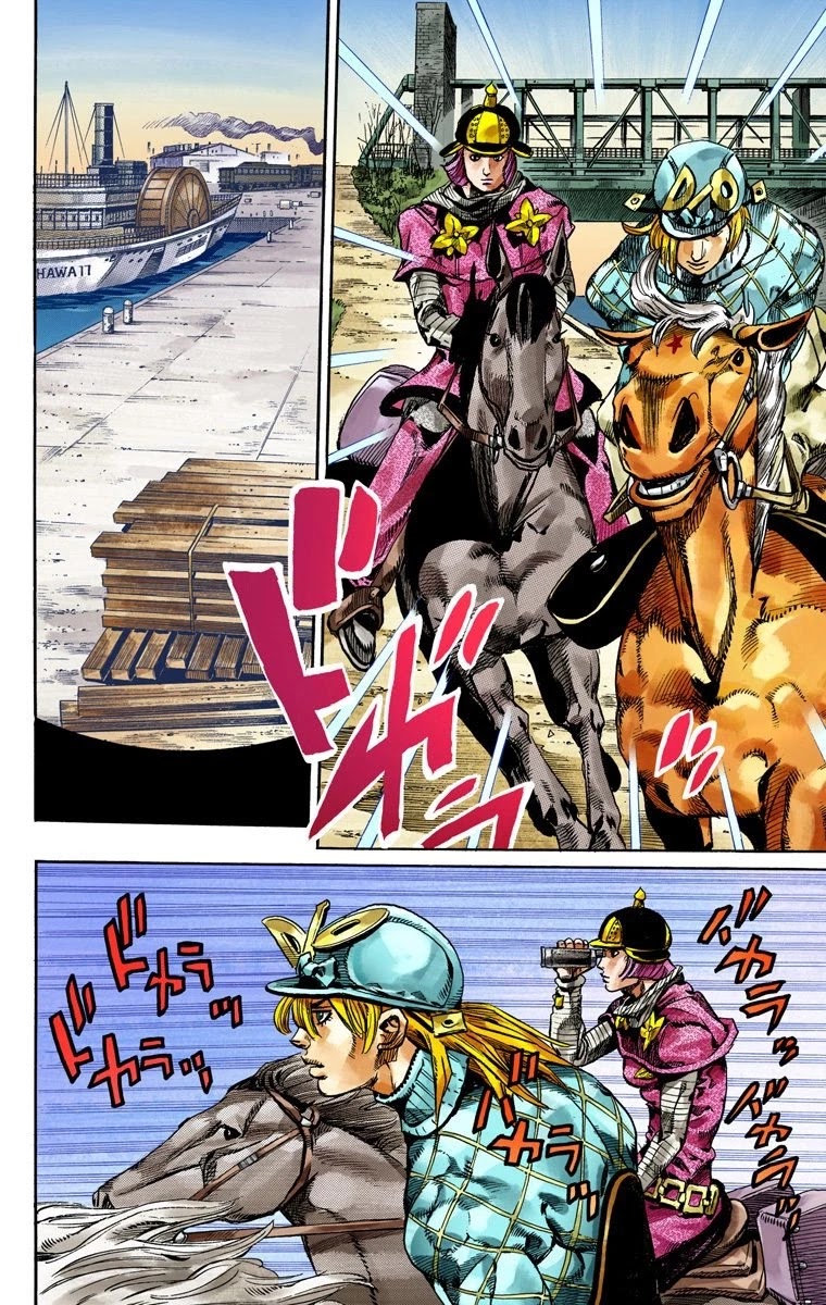 JoJo's Bizarre Adventure Part 7 - Steel Ball Run (Official Colored) chapter 73 page 38