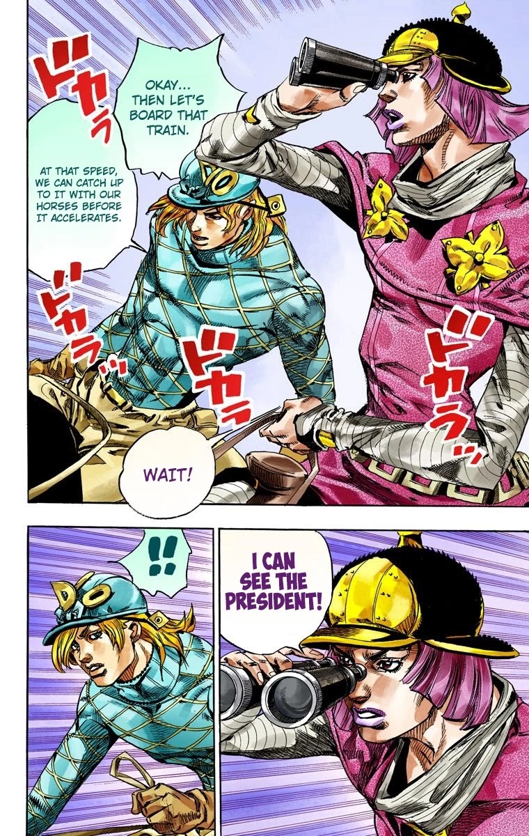 JoJo's Bizarre Adventure Part 7 - Steel Ball Run (Official Colored) chapter 73 page 40