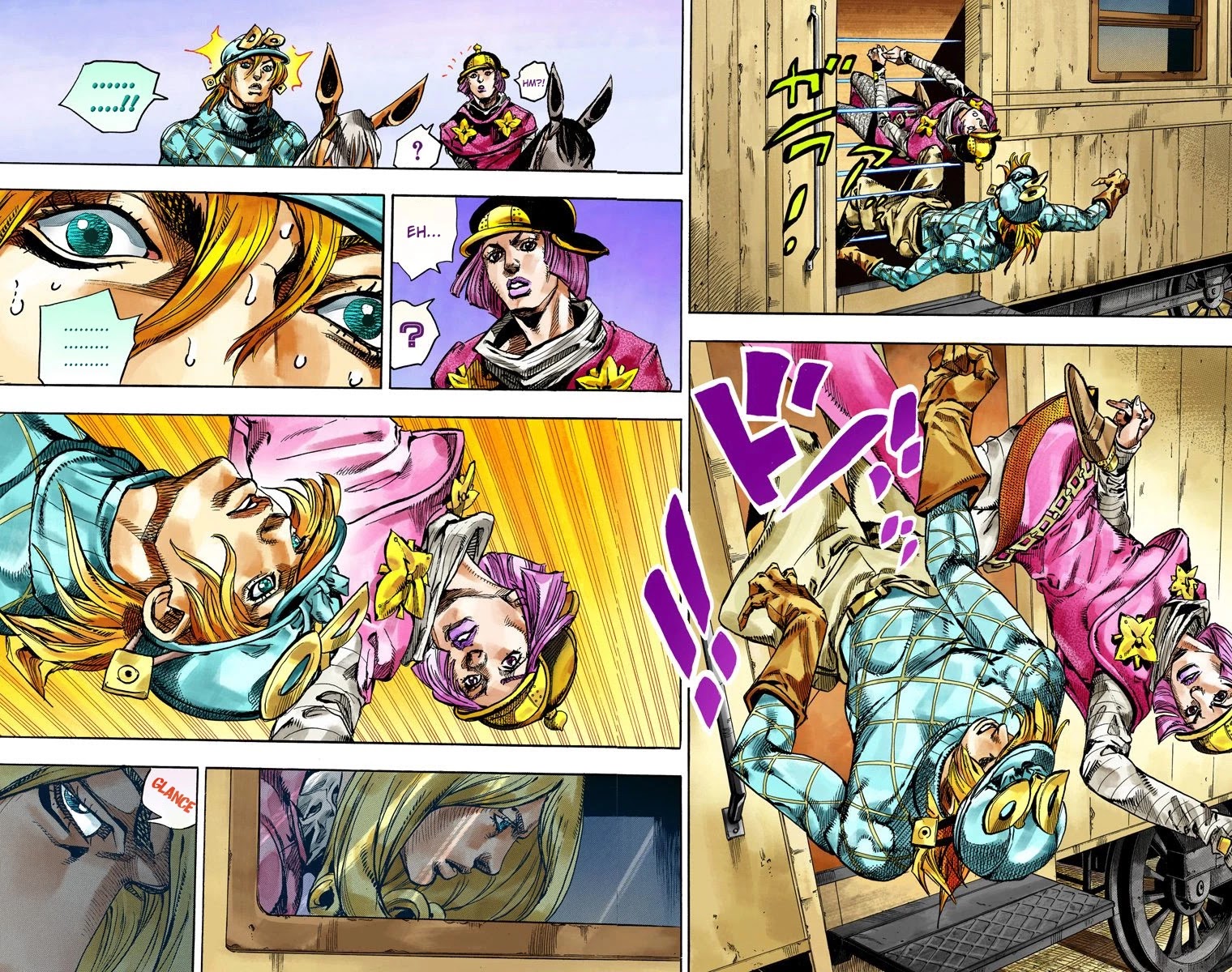 JoJo's Bizarre Adventure Part 7 - Steel Ball Run (Official Colored) chapter 73 page 42