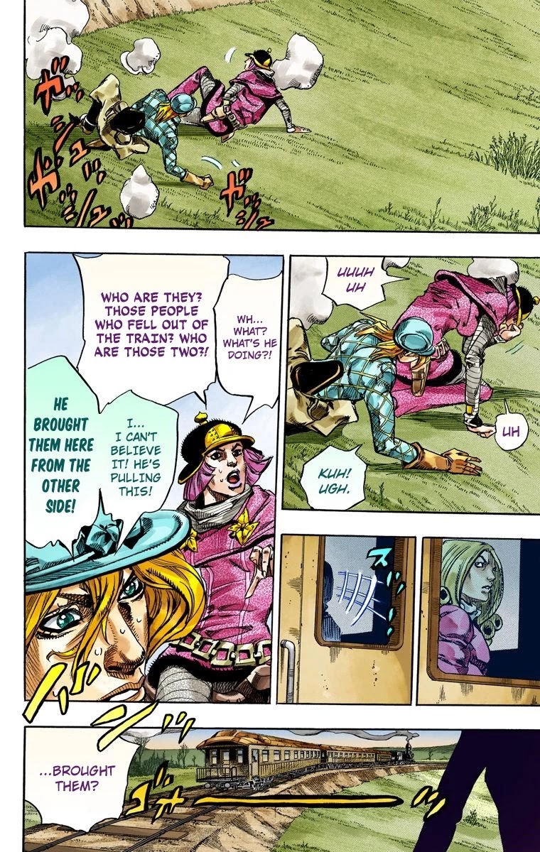 JoJo's Bizarre Adventure Part 7 - Steel Ball Run (Official Colored) chapter 73 page 44