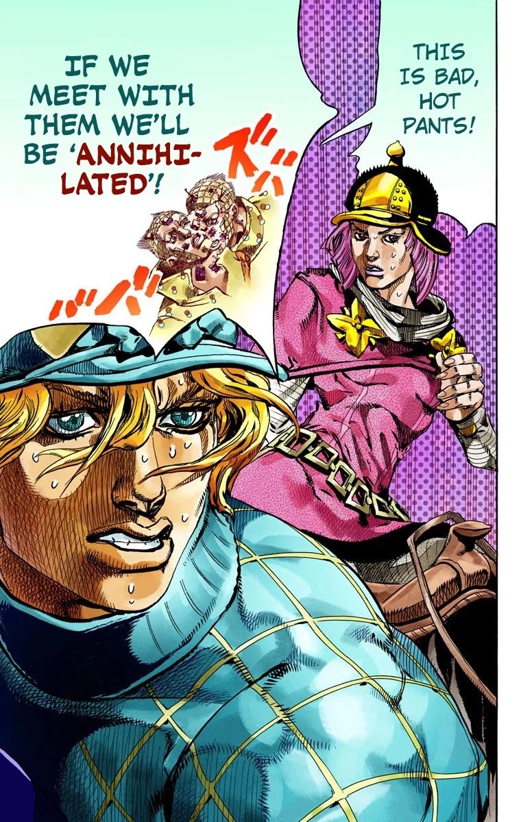 JoJo's Bizarre Adventure Part 7 - Steel Ball Run (Official Colored) chapter 73 page 45