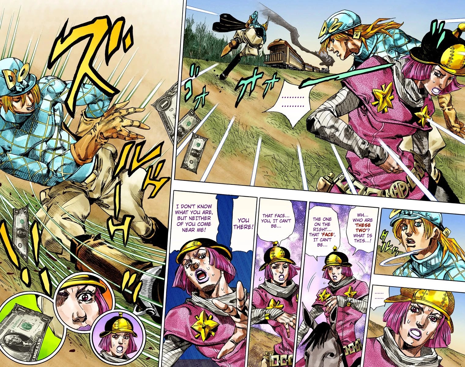 JoJo's Bizarre Adventure Part 7 - Steel Ball Run (Official Colored) chapter 74 page 29