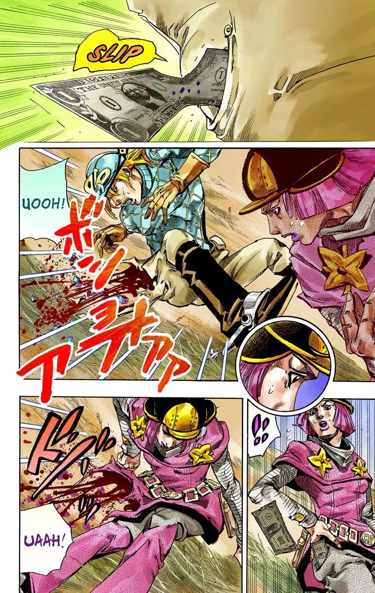JoJo's Bizarre Adventure Part 7 - Steel Ball Run (Official Colored) chapter 74 page 30