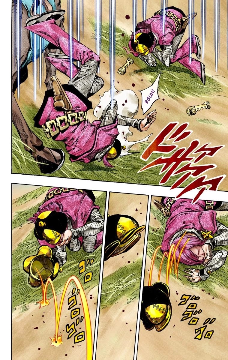 JoJo's Bizarre Adventure Part 7 - Steel Ball Run (Official Colored) chapter 74 page 35