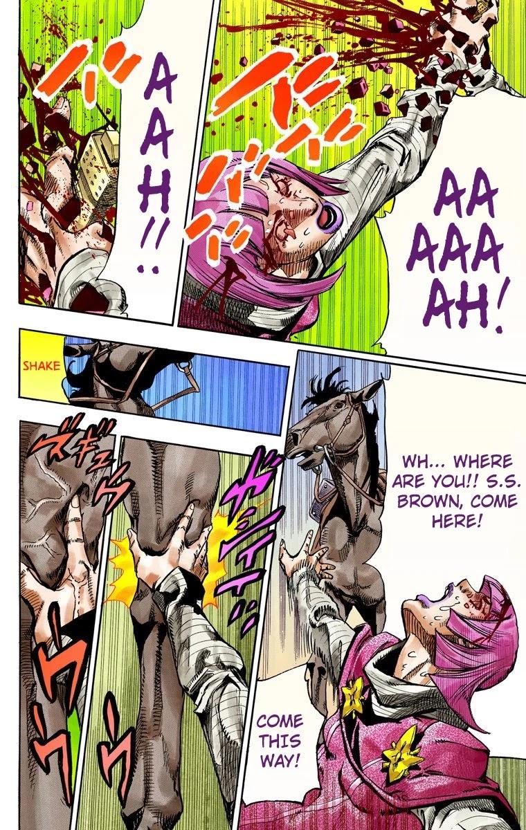 JoJo's Bizarre Adventure Part 7 - Steel Ball Run (Official Colored) chapter 74 page 41