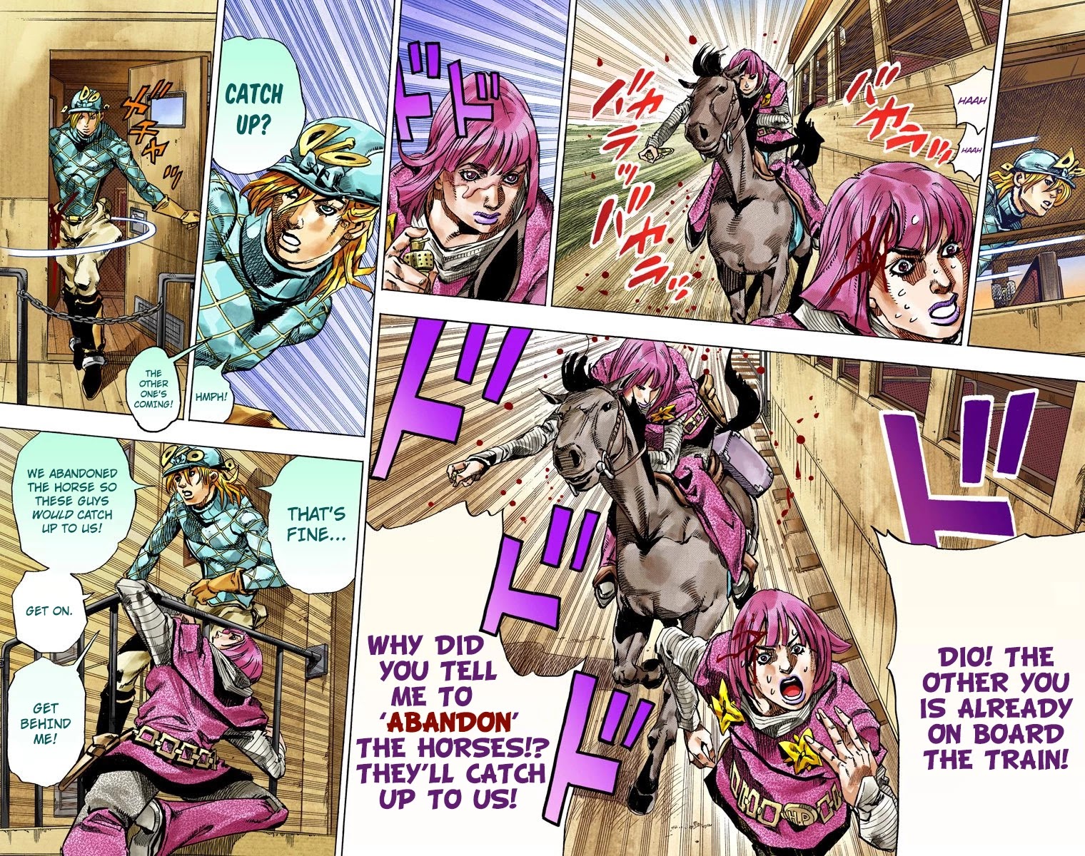 JoJo's Bizarre Adventure Part 7 - Steel Ball Run (Official Colored) chapter 74 page 45