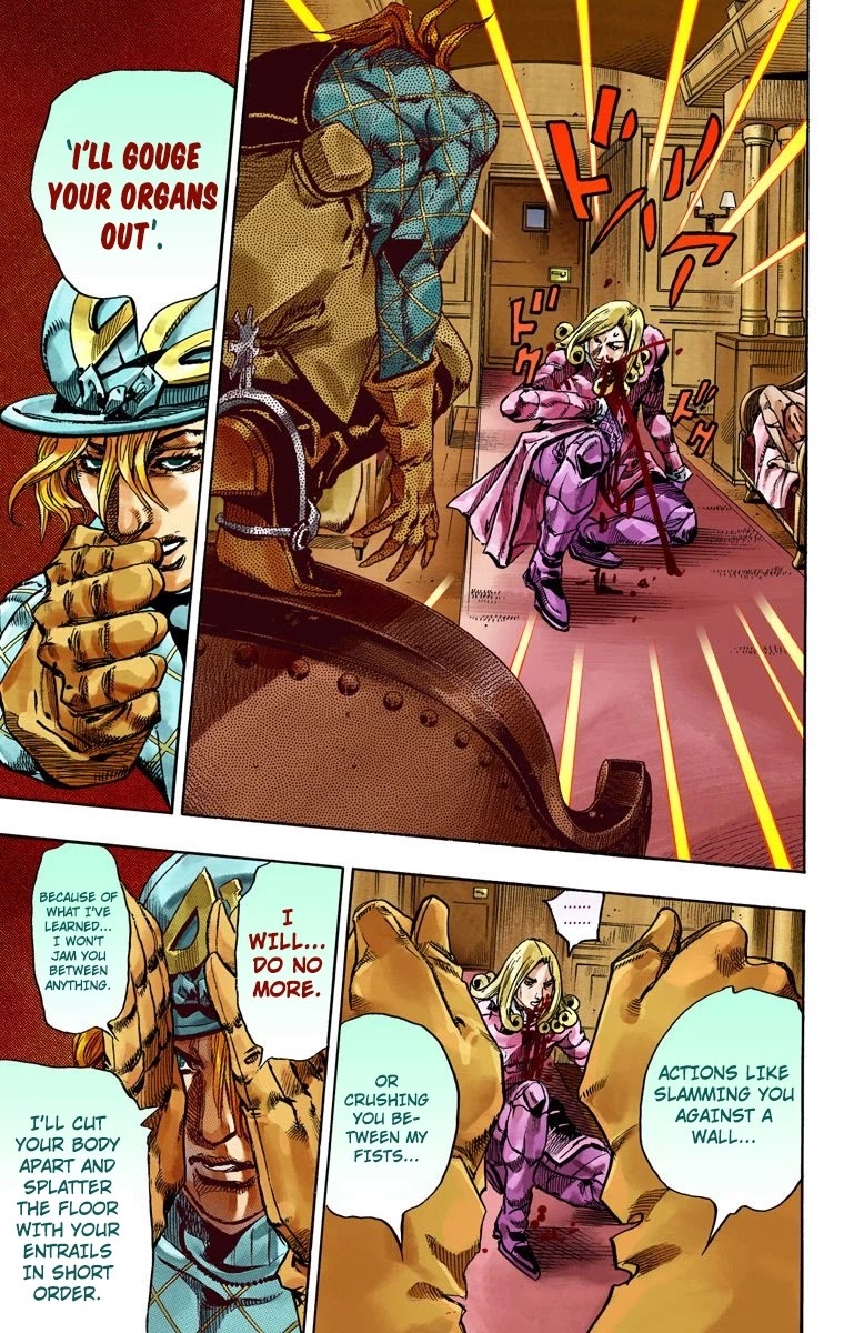 JoJo's Bizarre Adventure Part 7 - Steel Ball Run (Official Colored) chapter 75 page 12