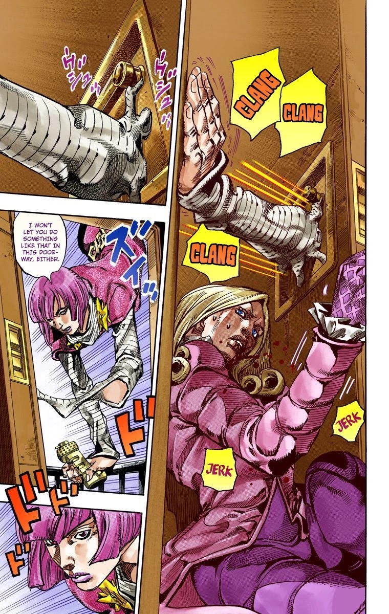 JoJo's Bizarre Adventure Part 7 - Steel Ball Run (Official Colored) chapter 75 page 14