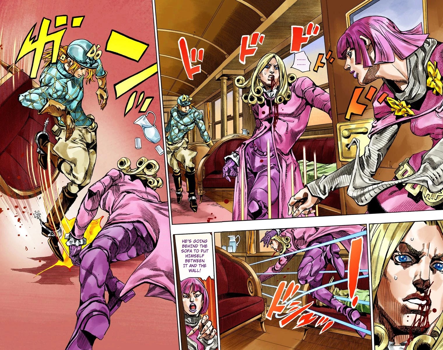 JoJo's Bizarre Adventure Part 7 - Steel Ball Run (Official Colored) chapter 75 page 15