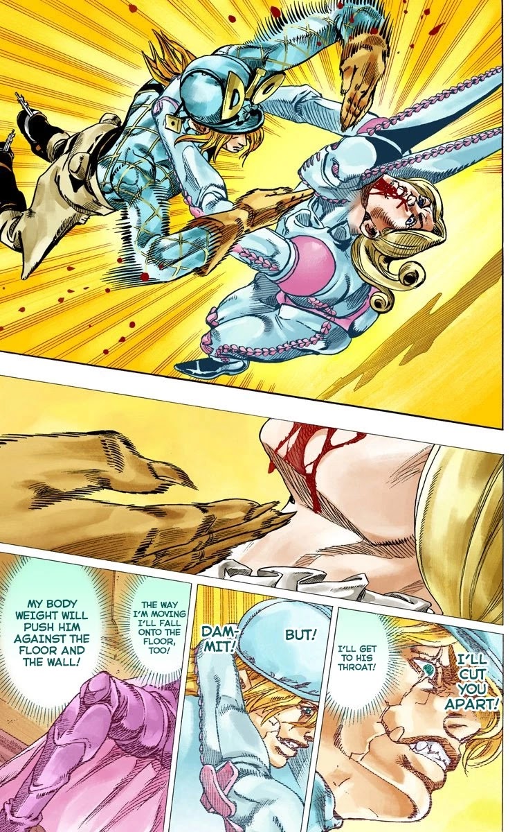JoJo's Bizarre Adventure Part 7 - Steel Ball Run (Official Colored) chapter 75 page 17