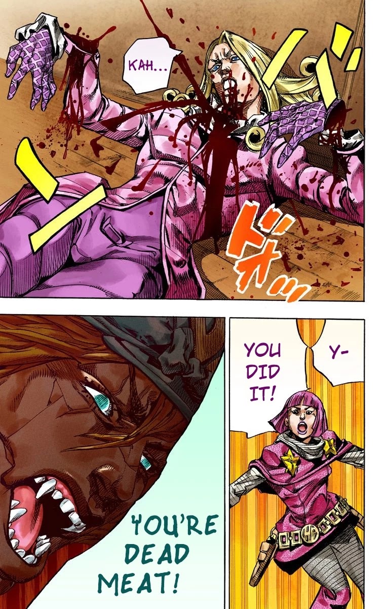 JoJo's Bizarre Adventure Part 7 - Steel Ball Run (Official Colored) chapter 75 page 21