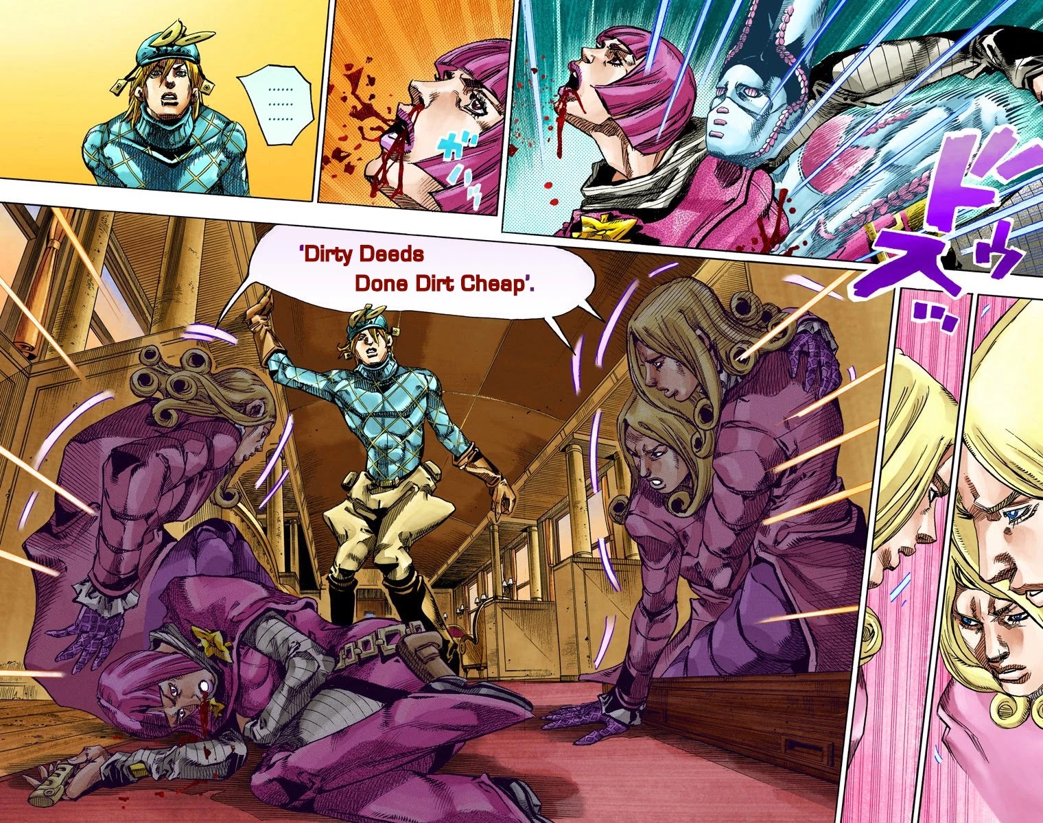 JoJo's Bizarre Adventure Part 7 - Steel Ball Run (Official Colored) chapter 75 page 28