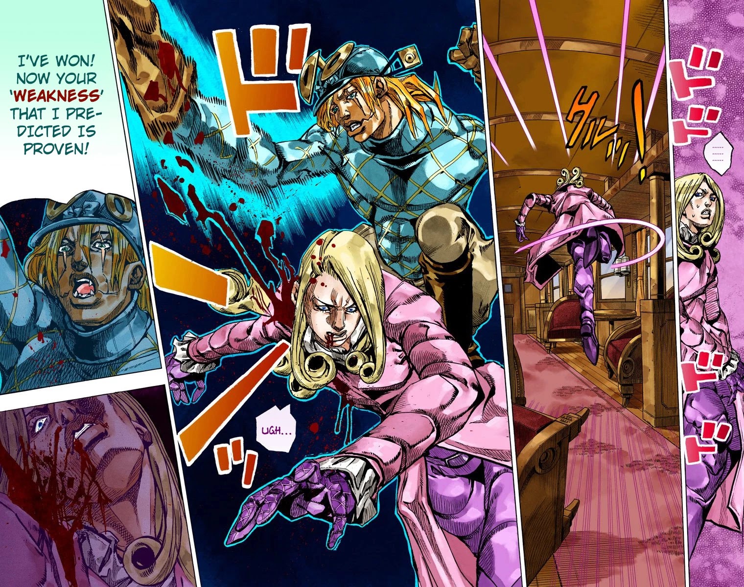 JoJo's Bizarre Adventure Part 7 - Steel Ball Run (Official Colored) chapter 75 page 35
