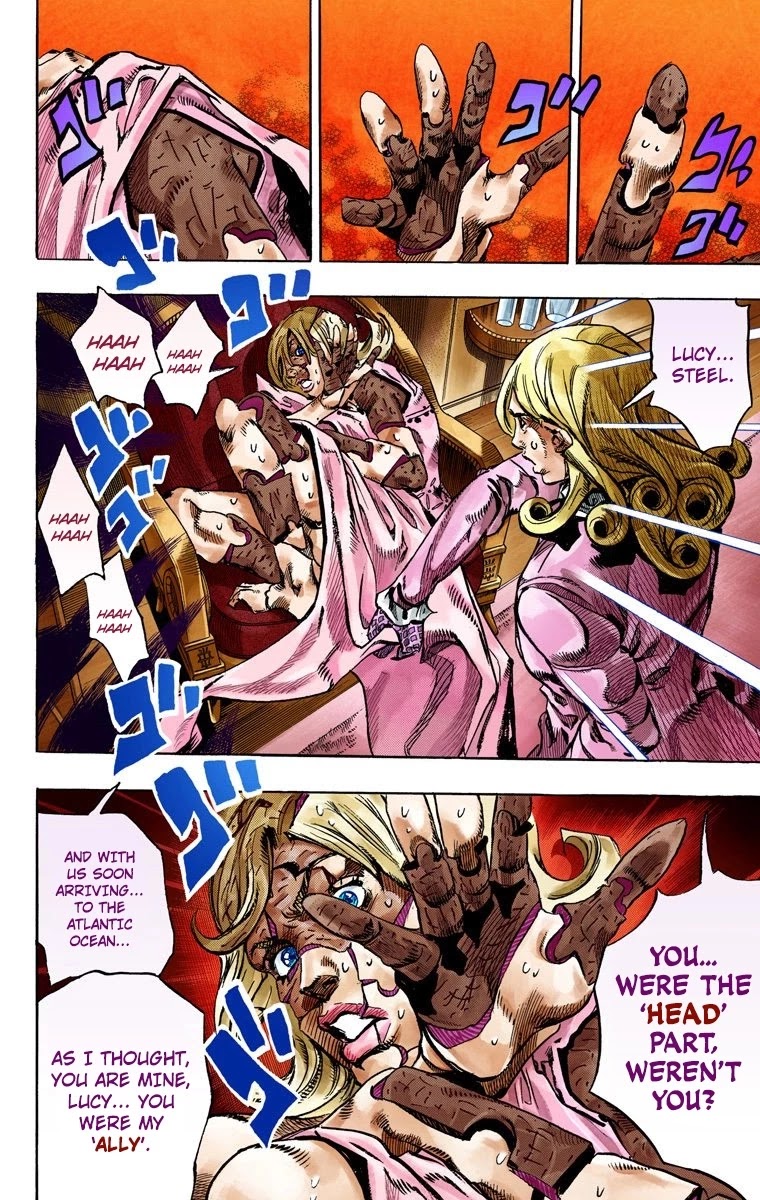 JoJo's Bizarre Adventure Part 7 - Steel Ball Run (Official Colored) chapter 75 page 8