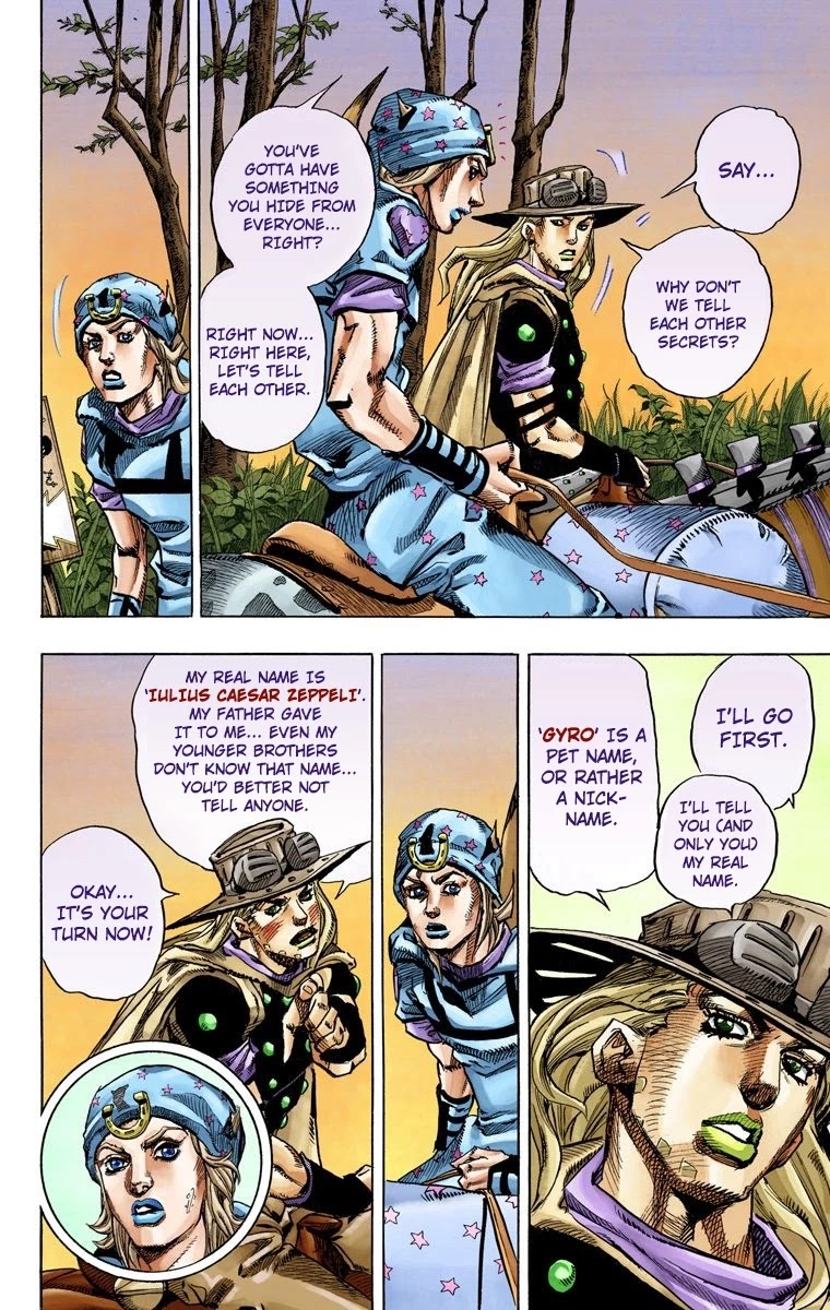JoJo's Bizarre Adventure Part 7 - Steel Ball Run (Official Colored) chapter 76 page 14