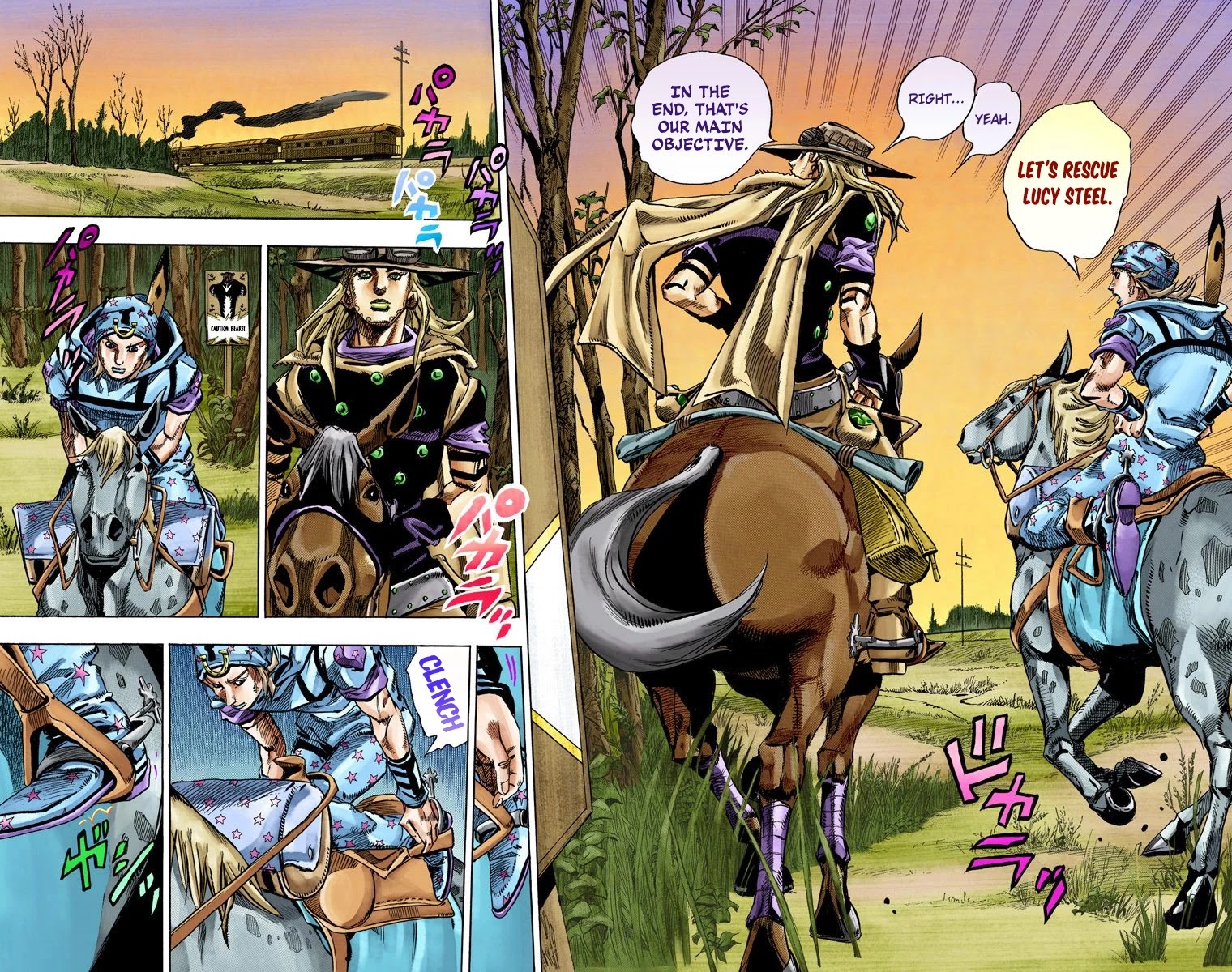 JoJo's Bizarre Adventure Part 7 - Steel Ball Run (Official Colored) chapter 76 page 18