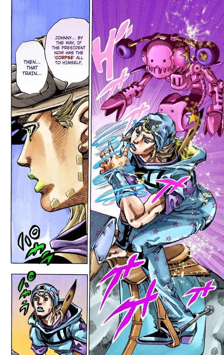 JoJo's Bizarre Adventure Part 7 - Steel Ball Run (Official Colored) chapter 76 page 21