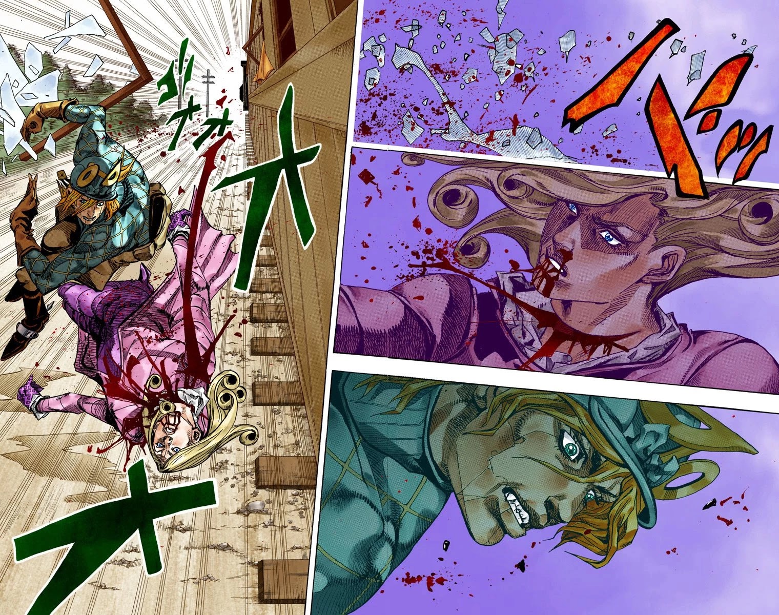 JoJo's Bizarre Adventure Part 7 - Steel Ball Run (Official Colored) chapter 76 page 3