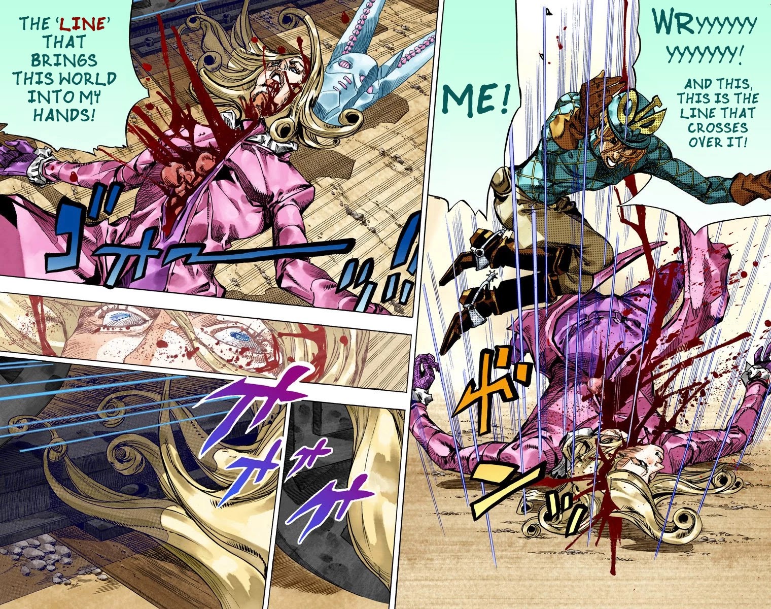 JoJo's Bizarre Adventure Part 7 - Steel Ball Run (Official Colored) chapter 76 page 6