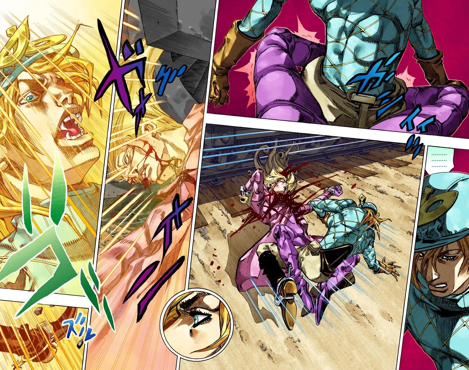 JoJo's Bizarre Adventure Part 7 - Steel Ball Run (Official Colored) chapter 76 page 7