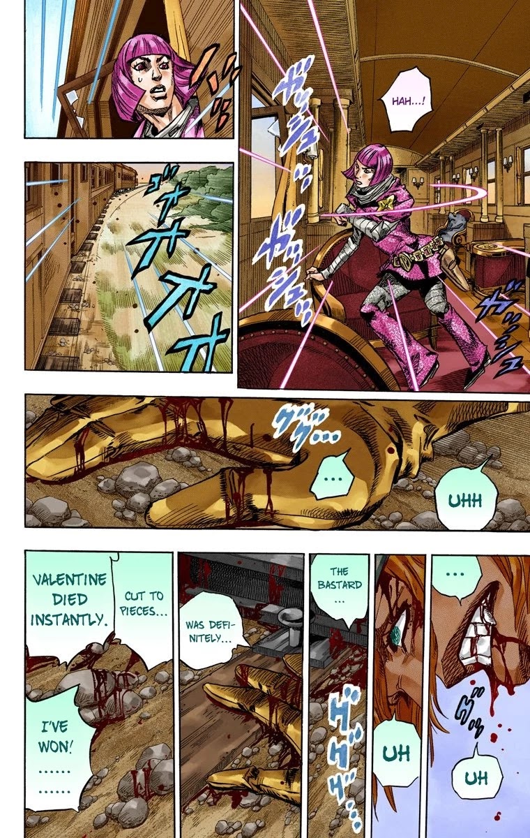 JoJo's Bizarre Adventure Part 7 - Steel Ball Run (Official Colored) chapter 76 page 9