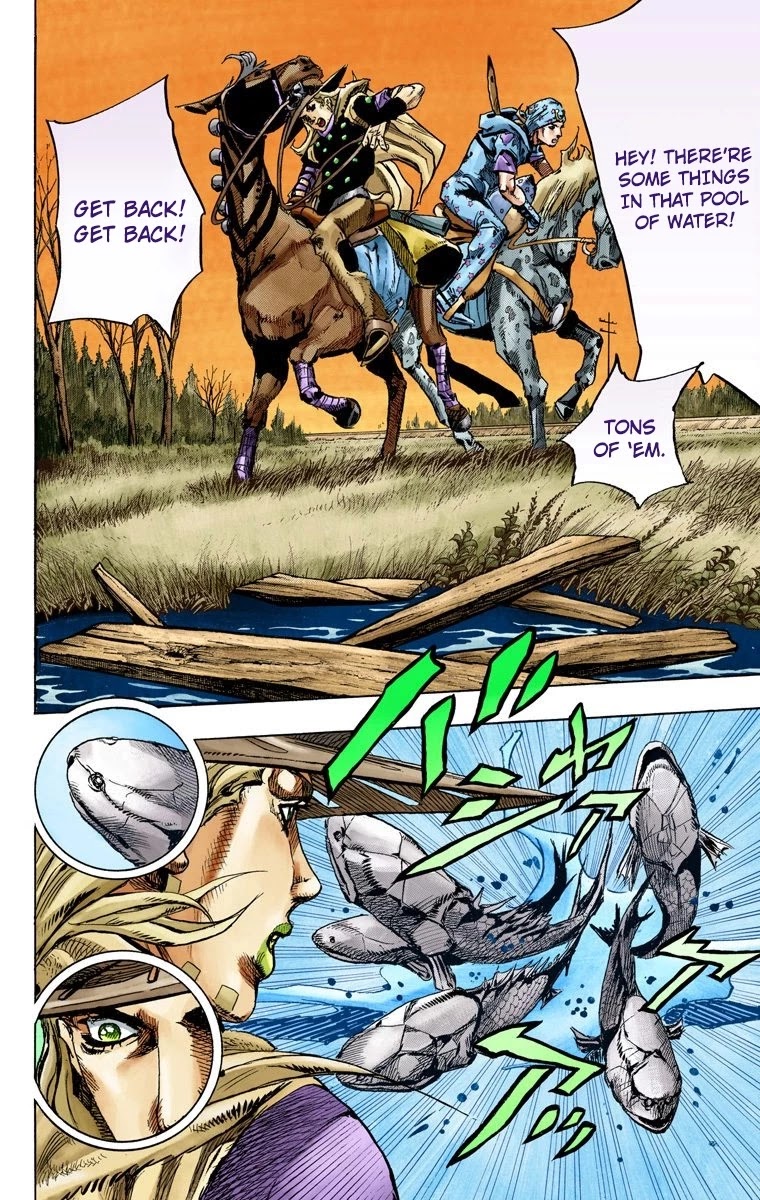 JoJo's Bizarre Adventure Part 7 - Steel Ball Run (Official Colored) chapter 77 page 20