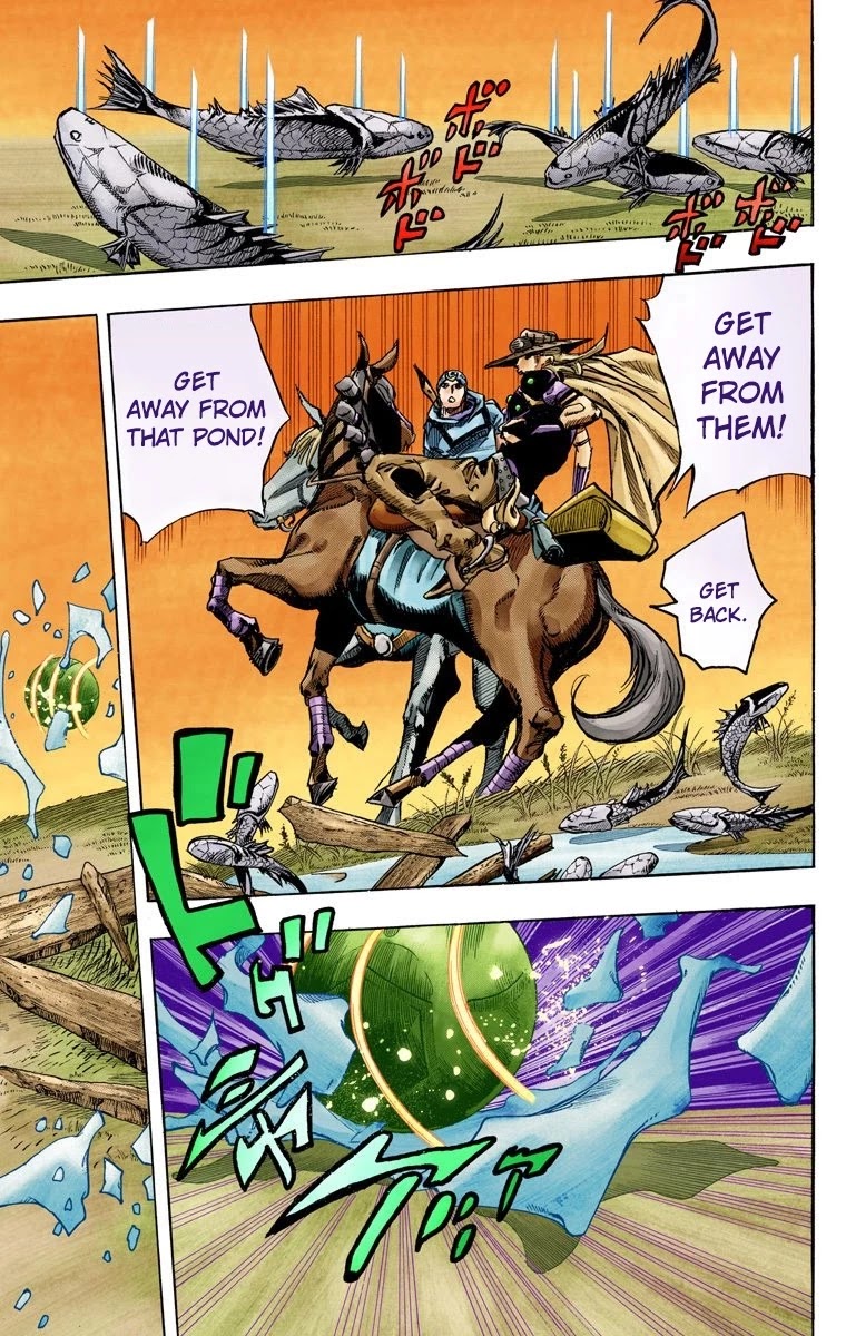 JoJo's Bizarre Adventure Part 7 - Steel Ball Run (Official Colored) chapter 77 page 23