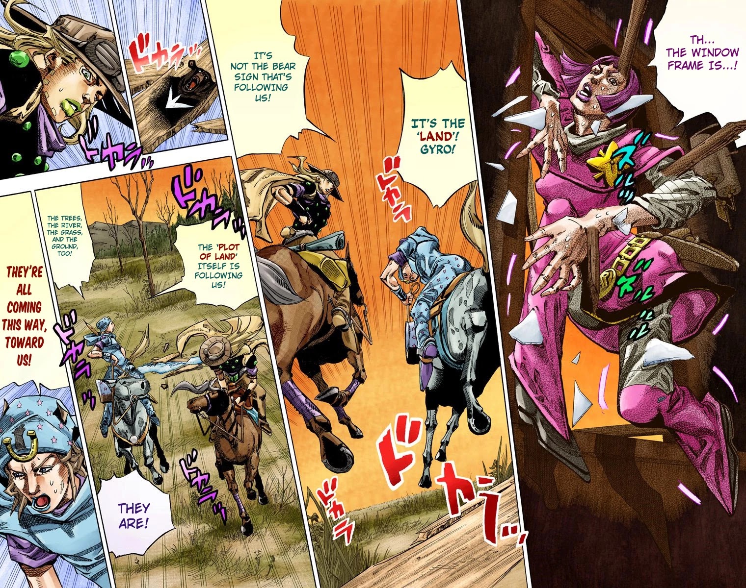 JoJo's Bizarre Adventure Part 7 - Steel Ball Run (Official Colored) chapter 77 page 38