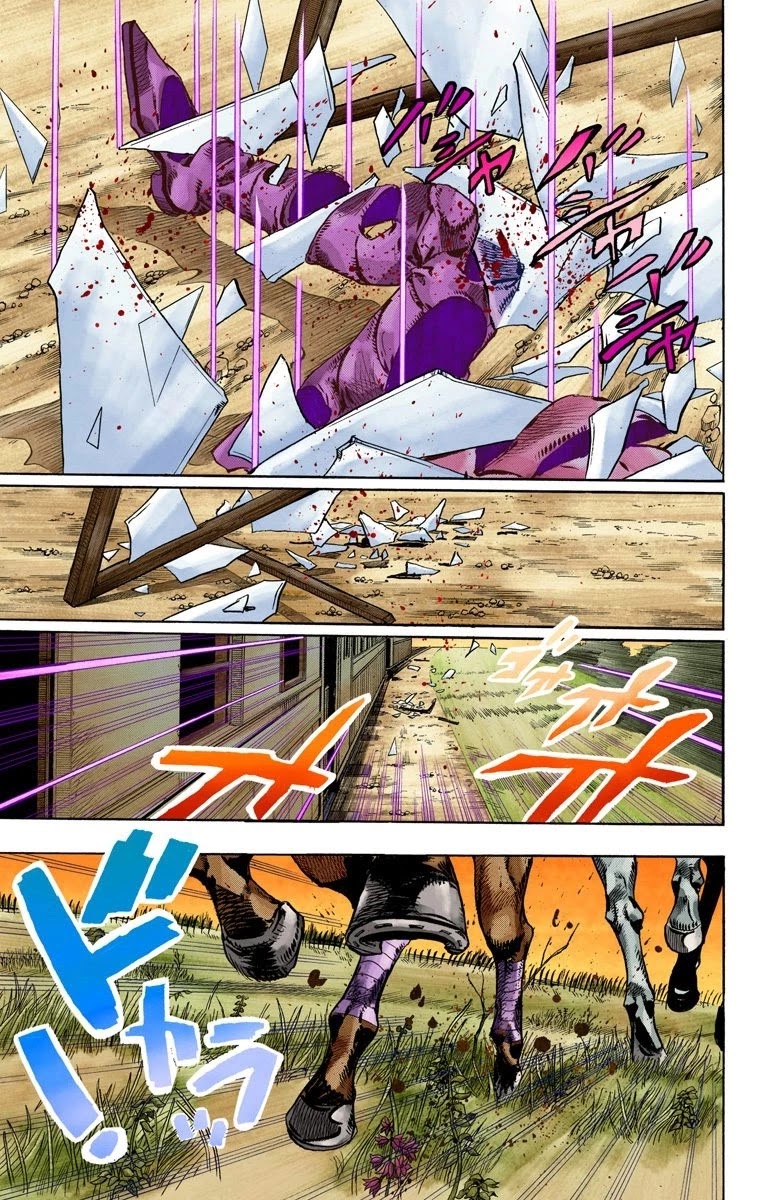 JoJo's Bizarre Adventure Part 7 - Steel Ball Run (Official Colored) chapter 77 page 9
