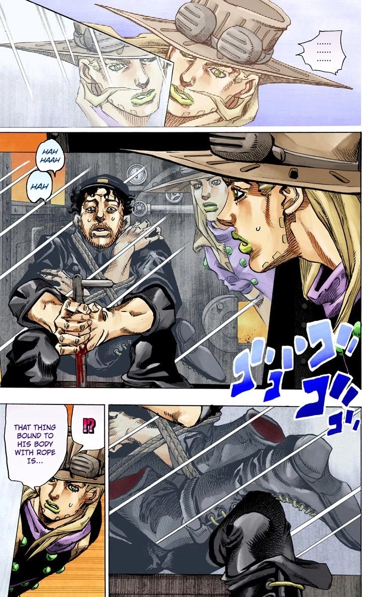 JoJo's Bizarre Adventure Part 7 - Steel Ball Run (Official Colored) chapter 78 page 14