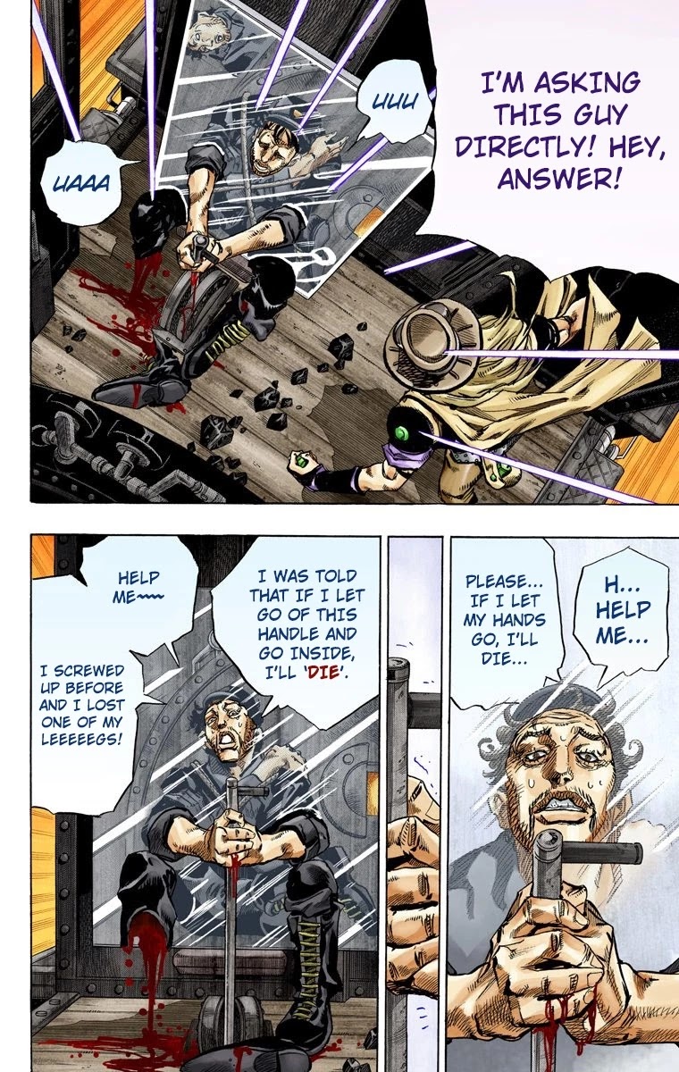 JoJo's Bizarre Adventure Part 7 - Steel Ball Run (Official Colored) chapter 78 page 17