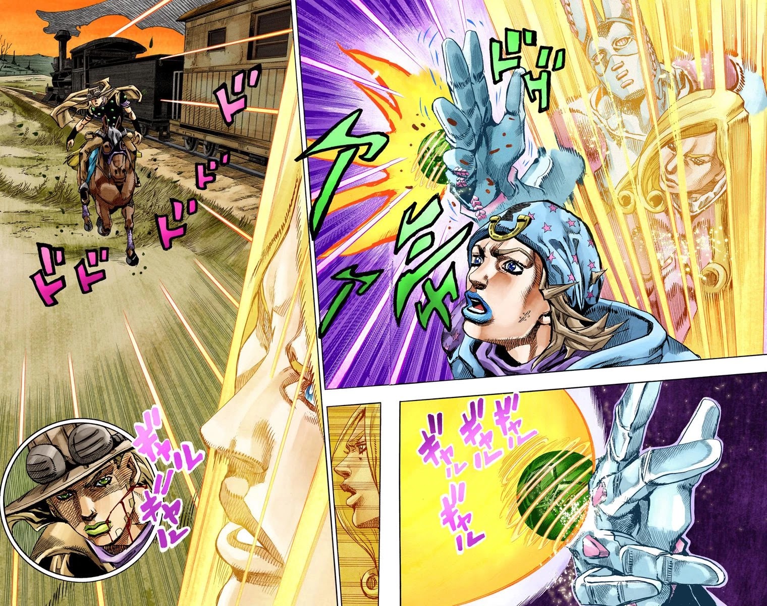 JoJo's Bizarre Adventure Part 7 - Steel Ball Run (Official Colored) chapter 79 page 15