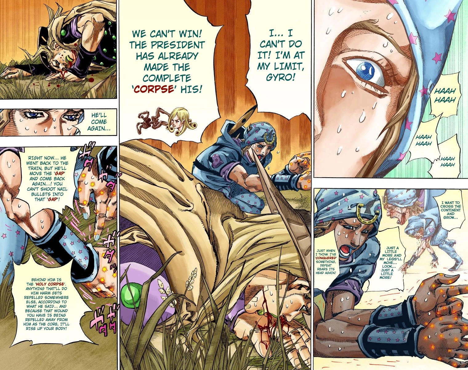 JoJo's Bizarre Adventure Part 7 - Steel Ball Run (Official Colored) chapter 79 page 29