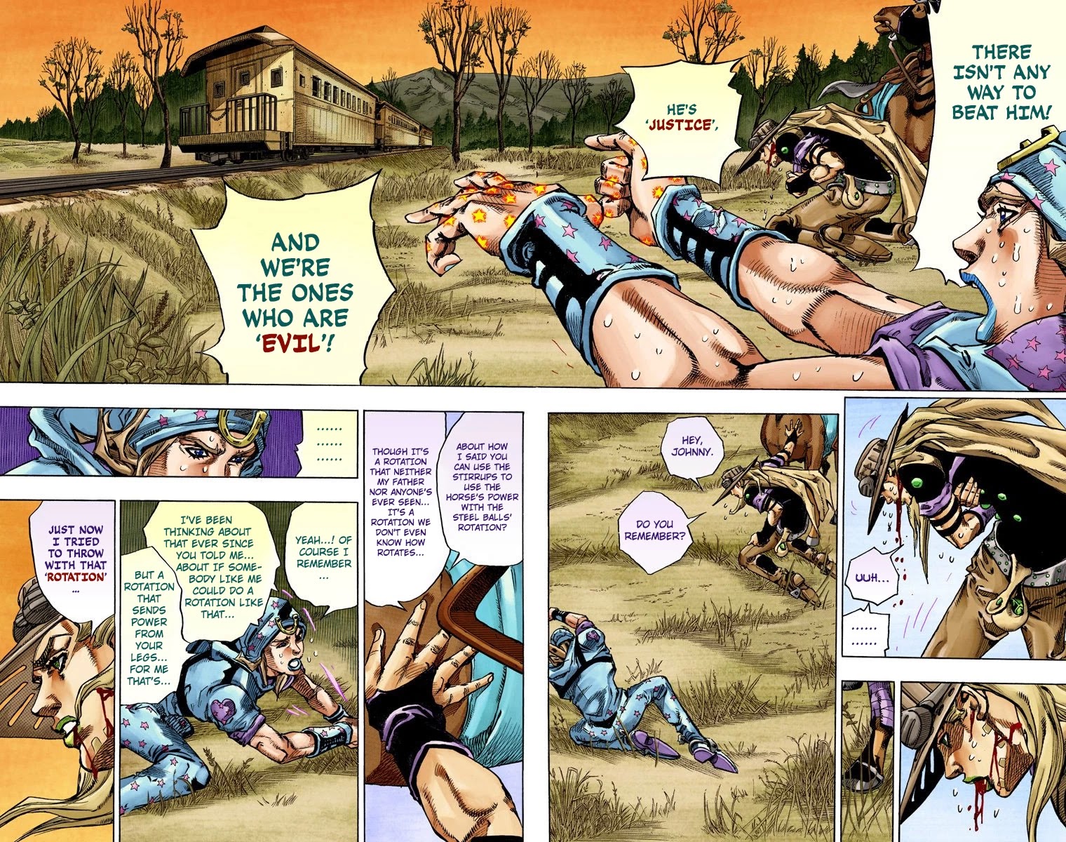 JoJo's Bizarre Adventure Part 7 - Steel Ball Run (Official Colored) chapter 79 page 30