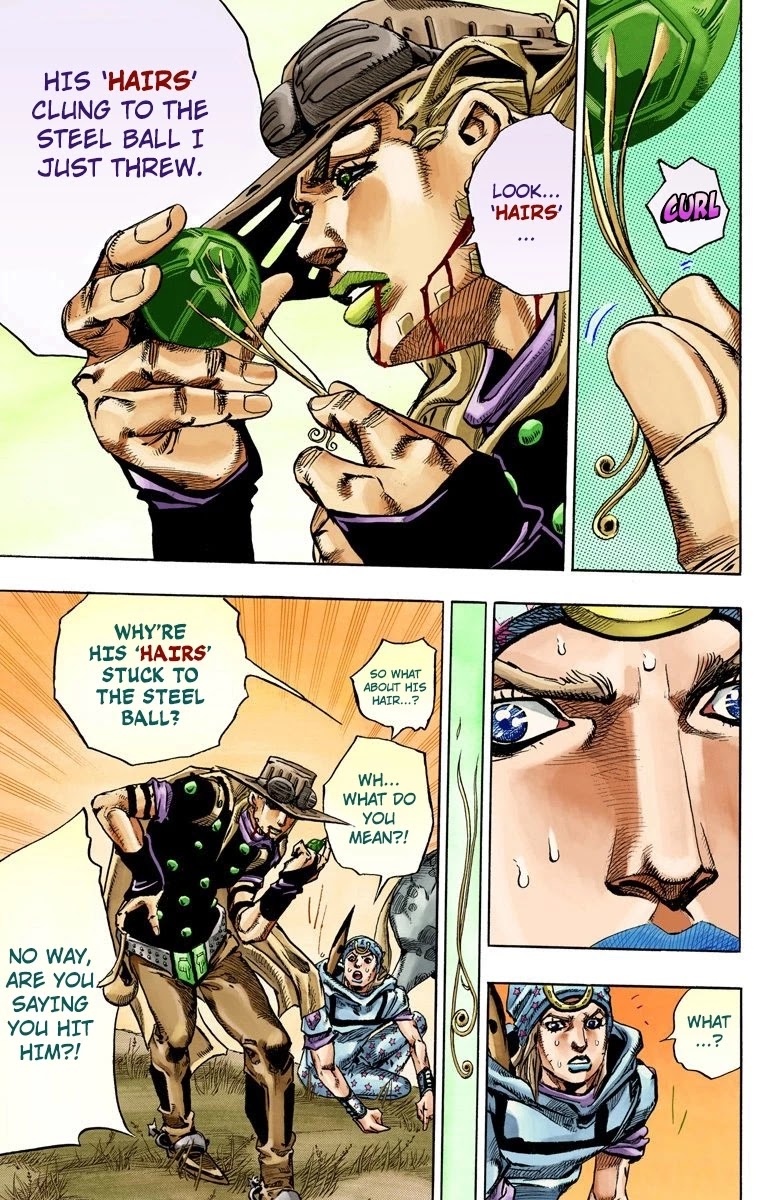 JoJo's Bizarre Adventure Part 7 - Steel Ball Run (Official Colored) chapter 79 page 34