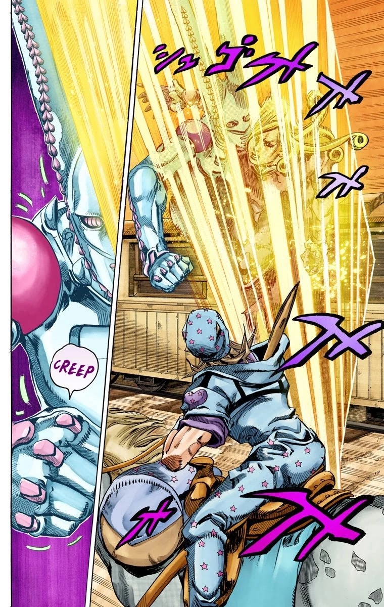 JoJo's Bizarre Adventure Part 7 - Steel Ball Run (Official Colored) chapter 79 page 7