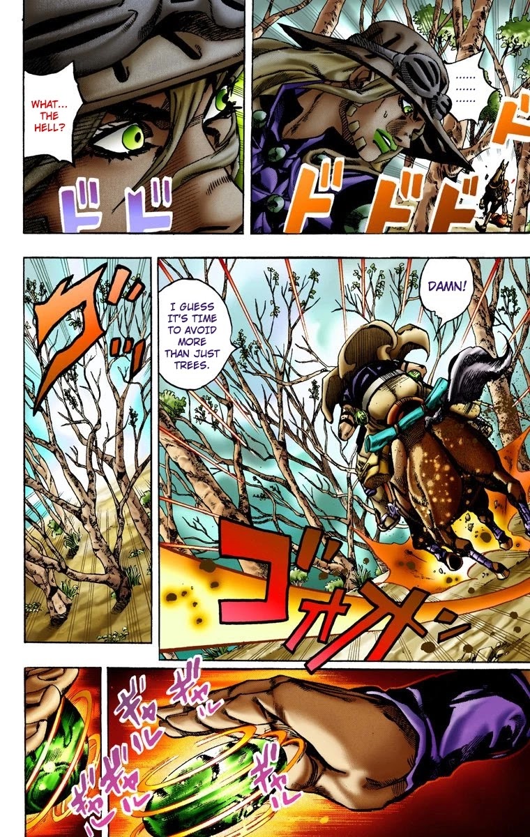 JoJo's Bizarre Adventure Part 7 - Steel Ball Run (Official Colored) chapter 8 page 19