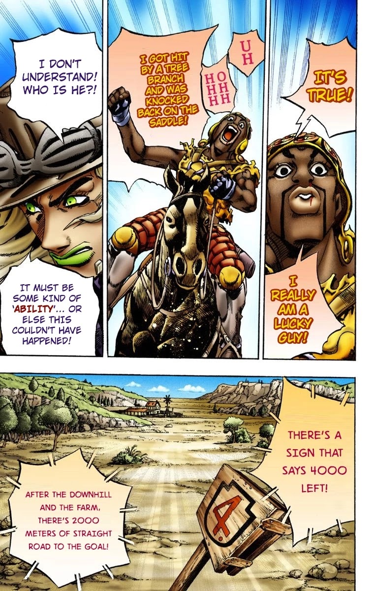 JoJo's Bizarre Adventure Part 7 - Steel Ball Run (Official Colored) chapter 8 page 27