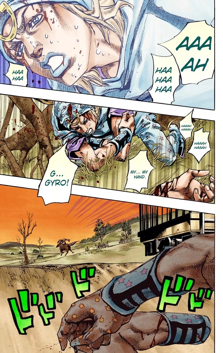 JoJo's Bizarre Adventure Part 7 - Steel Ball Run (Official Colored) chapter 81 page 32