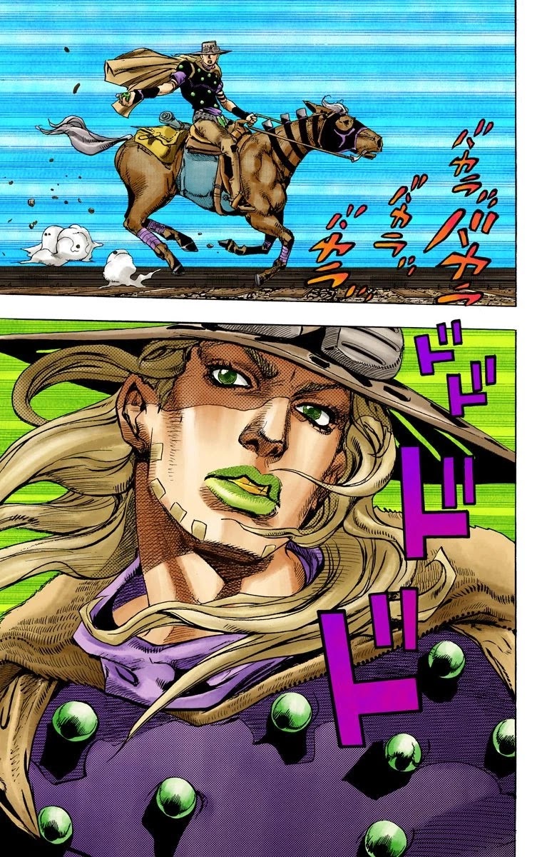 JoJo's Bizarre Adventure Part 7 - Steel Ball Run (Official Colored) chapter 81 page 7