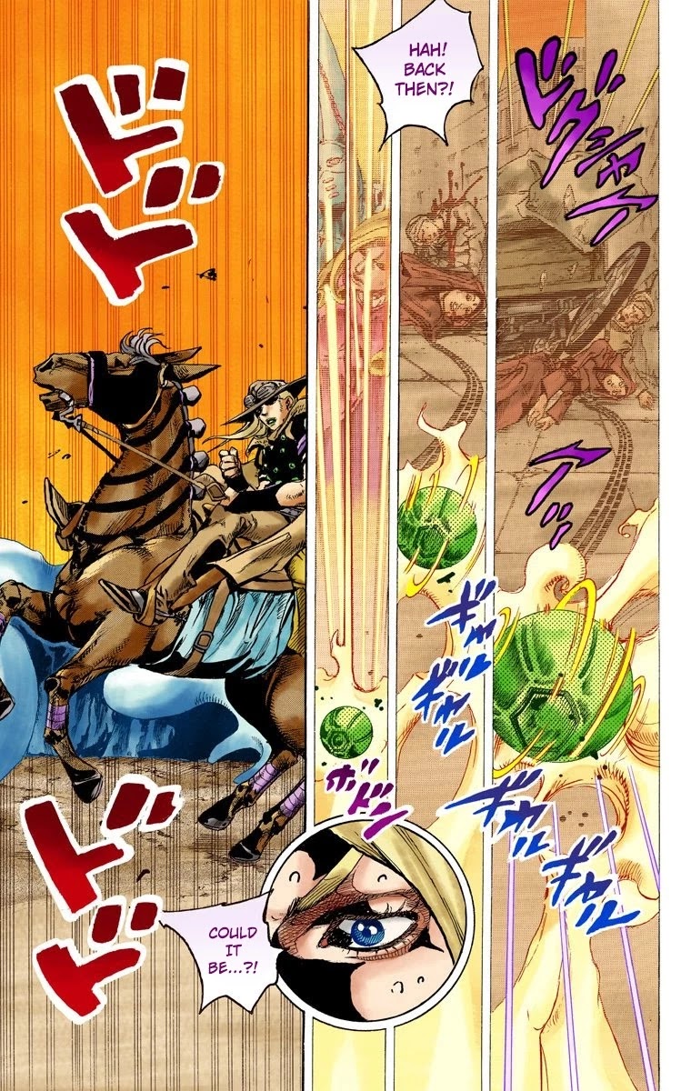 JoJo's Bizarre Adventure Part 7 - Steel Ball Run (Official Colored) chapter 82 page 21