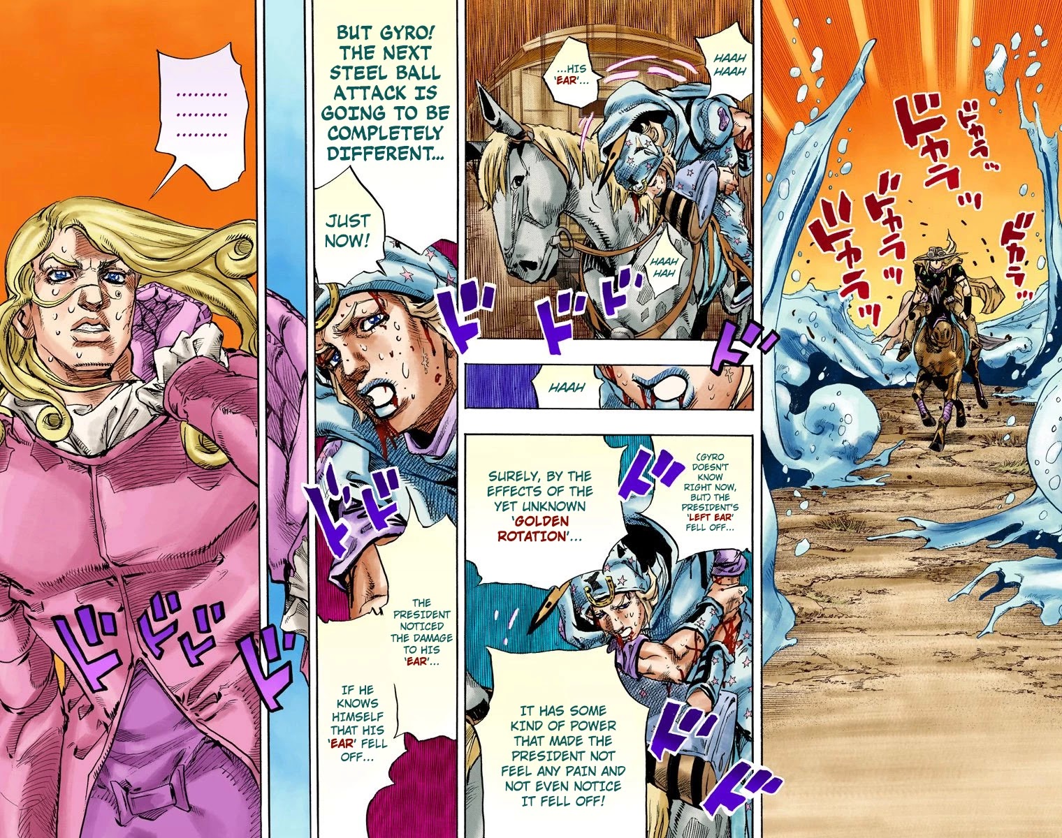 JoJo's Bizarre Adventure Part 7 - Steel Ball Run (Official Colored) chapter 82 page 23