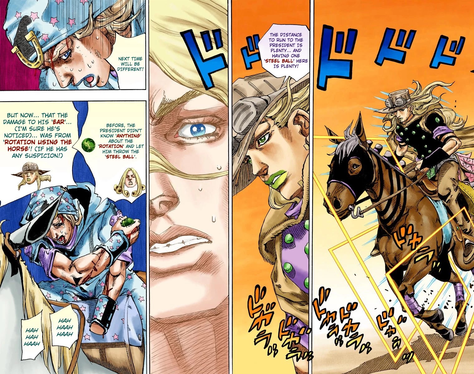 JoJo's Bizarre Adventure Part 7 - Steel Ball Run (Official Colored) chapter 82 page 24