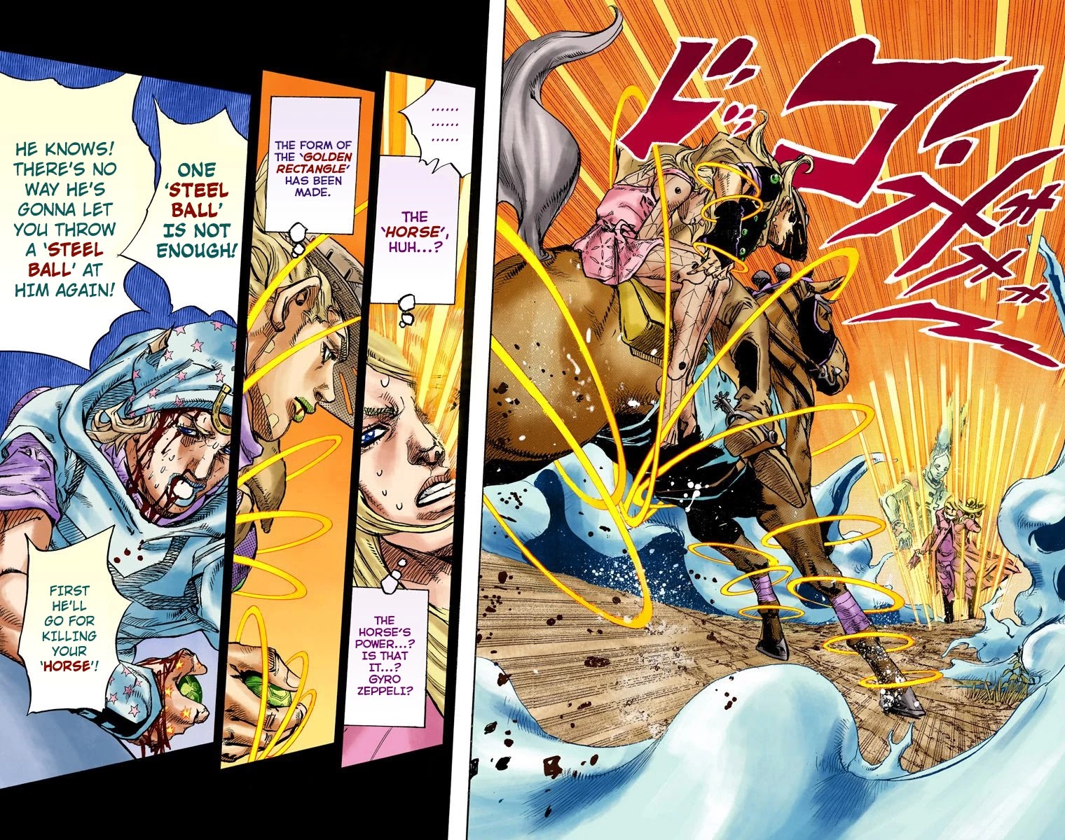 JoJo's Bizarre Adventure Part 7 - Steel Ball Run (Official Colored) chapter 82 page 25