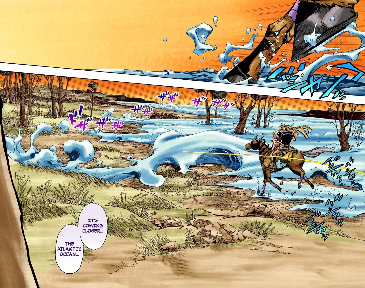 JoJo's Bizarre Adventure Part 7 - Steel Ball Run (Official Colored) chapter 82 page 5