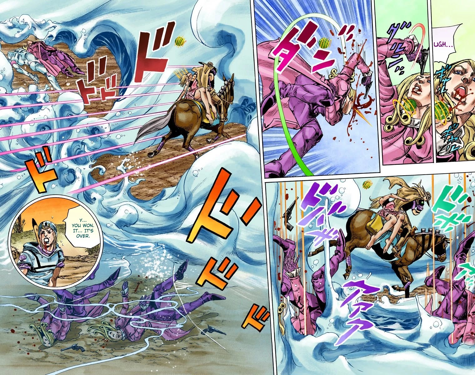 JoJo's Bizarre Adventure Part 7 - Steel Ball Run (Official Colored) chapter 83 page 24