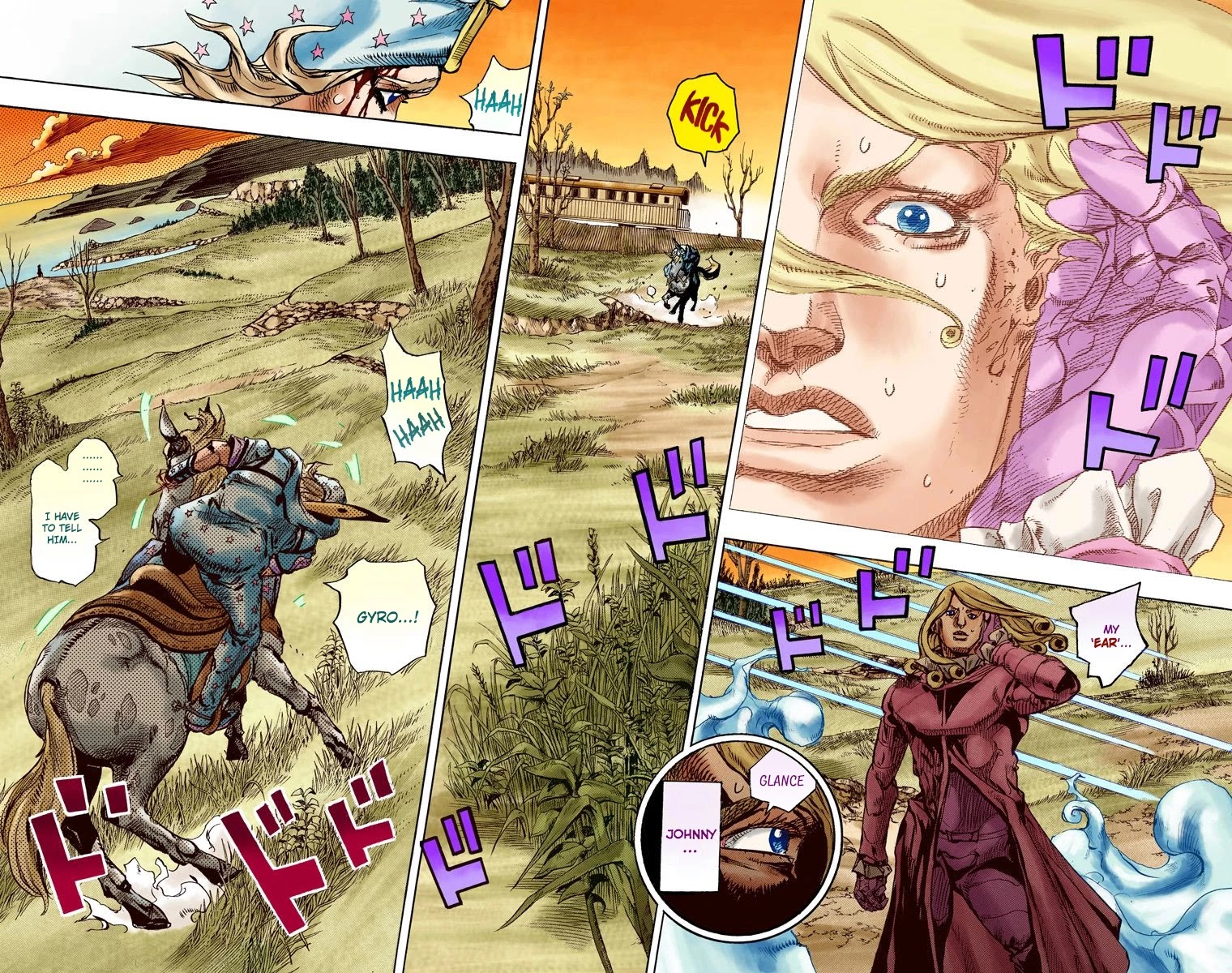 JoJo's Bizarre Adventure Part 7 - Steel Ball Run (Official Colored) chapter 83 page 3